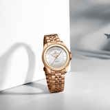 Naviforce Rose Gold Stainless Steel Strap Women's Watch | NF5067 RG/W/RG
