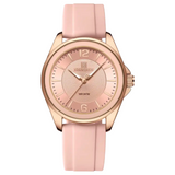 Naviforce Spark Series Pink Silicone Strap Women's Watch NF5068 RG/P/P