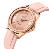 Naviforce Spark Series Pink Silicone Strap Women's Watch NF5068 RG/P/P