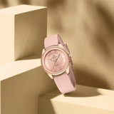 Naviforce Spark Series Pink Silicone Strap Women's Watch NF5068 RG/P/P