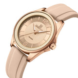 Naviforce Spark Series Rose Gold Silicone Strap Women's Watch NF5068 RG/RG/RG