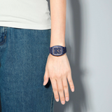 Naviforce Modern Grace Blue Silicone Strap Women's Watch NF5070 BE/BE