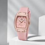 Naviforce Modern Grace Pink Silicone Strap Women's Watch NF5070 P/P