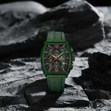 Naviforce Luxury Green Fumed Silica Strap Men's Watch NF6101 GN/O/GN