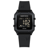 Naviforce Smart Aura Digital Black Fumed Silica Strap Men's Watch NF6105 Series