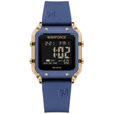 Naviforce Smart Aura Digital Black Fumed Silica Strap Men's Watch NF6105 Series