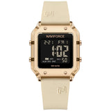 Naviforce Smart Aura Digital Black Fumed Silica Strap Men's Watch NF6105 Series