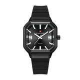 Naviforce Modern Muse Black Fumed Silica Strap Women's Watch NF6108 B/B