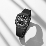 Naviforce Modern Muse Black Fumed Silica Strap Women's Watch NF6108 B/B