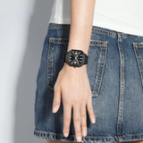 Naviforce Modern Muse Black Fumed Silica Strap Women's Watch NF6108 B/B