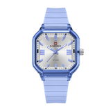 Naviforce Modern Muse Blue Fumed Silica Strap Women's Watch NF6108 BE/BE