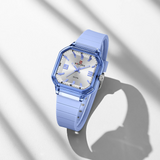 Naviforce Modern Muse Blue Fumed Silica Strap Women's Watch NF6108 BE/BE
