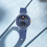 Naviforce Textura Blue Fumed Silica Strap Women's Watch NF6109 S/BE/BE