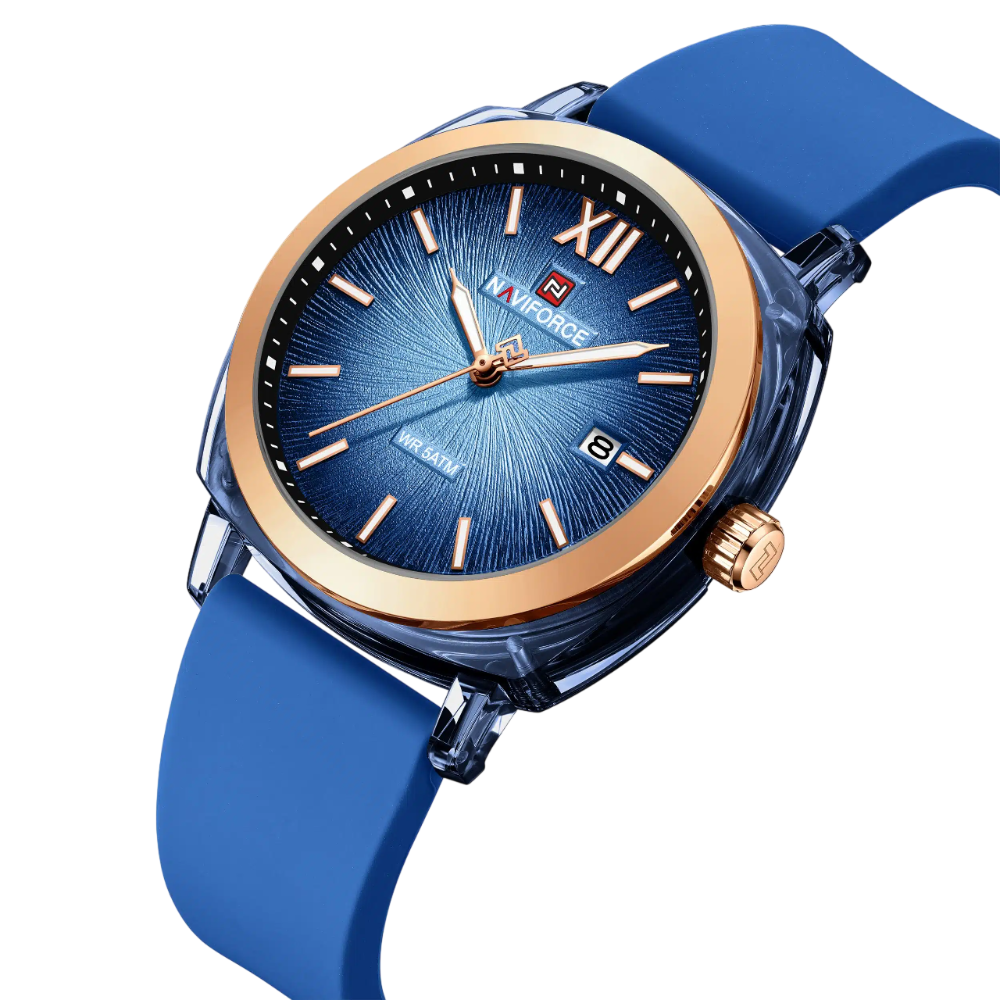 Naviforce Zoya Elegance Fumed Silica Strap Women's Watch NF6111 DBE/DBE