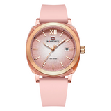 Naviforce Zoya Elegance Pink Fumed Silica Strap Women's Watch NF6111 P/P