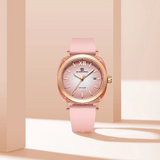 Naviforce Zoya Elegance Pink Fumed Silica Strap Women's Watch NF6111 P/P