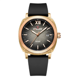 Naviforce Zoya Elegance Black Fumed Silica Strap Women's Watch NF6111 RG/B