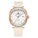 Naviforce Zoya Elegance Beige Fumed Silica Strap Women's Watch NF6111 S/BG