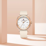 Naviforce Zoya Elegance Beige Fumed Silica Strap Women's Watch NF6111 S/BG
