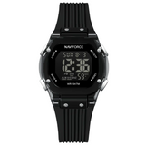 Naviforce Tech Edition Black Fumed Silica Strap Women's Watch NF6114 B/B