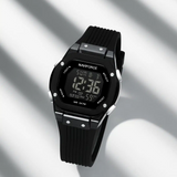 Naviforce Tech Edition Black Fumed Silica Strap Women's Watch NF6114 B/B