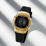 Naviforce Tech Edition Black Fumed Silica Strap Women's Watch NF6114 RG/B