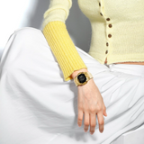 Naviforce Tech Edition Beige Fumed Silica Strap Women's Watch NF6114 RG/BG