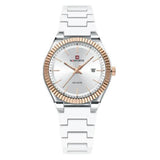 Naviforce Analog Silicone Strap Women's Watch NF6117 Series