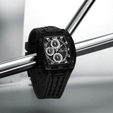 Naviforce Sports Black Fumed Silica Strap Men's Watch NF7105 B/B/B