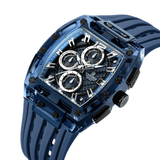 Naviforce Sports Blue Fumed Silica Strap Men's Watch NF7105 BE/BE/BE
