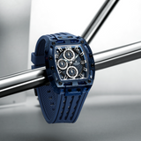 Naviforce Sports Blue Fumed Silica Strap Men's Watch NF7105 BE/BE/BE