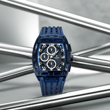 Naviforce Sports Blue Fumed Silica Strap Men's Watch NF7105 BE/BE/BE