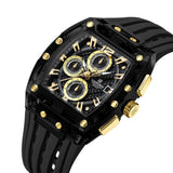 Naviforce Chronotrek Black Fumed Silica Strap Men's Watch NF7105 B/G/B