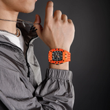 Naviforce Sports Orange Fumed Silica Strap Men's Watch NF7105 O/B/O