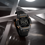 Naviforce Digital Storm Fumed Silica Strap Men's Watch NF7113 B/RG