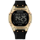 Naviforce Digital Storm Fumed Silica Strap Men's Watch NF7113 RG/B