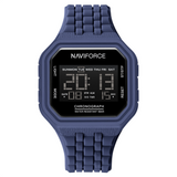 Naviforce Stylish Sports Blue TPU Strap Men's Watch NF7116 D.BE/D.BE