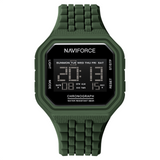 Naviforce Stylish Sports Green TPU Strap Men's Watch NF7116 GN/GN