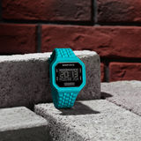 Naviforce Stylish Sports Turquoise TPU Strap Men's Watch NF7116 P.BE/P.BE