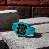 Naviforce Stylish Sports Turquoise TPU Strap Men's Watch NF7116 P.BE/P.BE