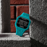 Naviforce Stylish Sports Turquoise TPU Strap Men's Watch NF7116 P.BE/P.BE