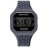 Naviforce Stylish Sports Gray TPU Strap Men's Watch NF7116 T.GY/T.GY