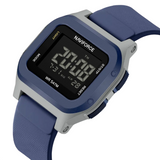 Naviforce Aura Digital Blue Fumed Silica Strap Men's Watch NF7137 S/DBE