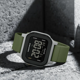 Naviforce Aura Digital Green Fumed Silica Strap Men's Watch NF7137 S/LGN