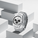 Naviforce Silver Dial Stainless Steel Strap Men's Watch NF8048G S/W/S (40mm)