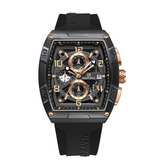 Naviforce Chronograph Fumed Silica Black Strap Men's Watch NF8052 B/RG/B