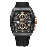 Naviforce Chronograph Fumed Silica Black Strap Men's Watch NF8052 B/RG/B