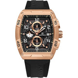 Naviforce Chronograph Fumed Silica Black Strap Men's Watch NF8052 RG/CE/B
