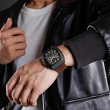 Naviforce Chronoedge Brown Leather Strap Men's Watch NF8053 Series