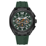 Naviforce Sports Style Green Fumed Silica Strap Men's Watch NF8063 B/GN/GN